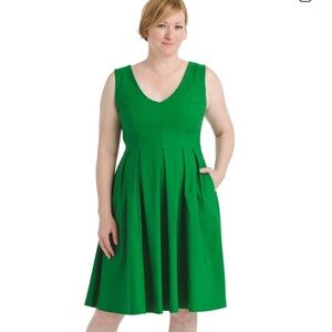 Mod cloth green dress